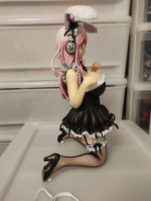 SUPER SONIC Super Sonico NITRO Bunny Ver. 1/4 PVC figure FREEing