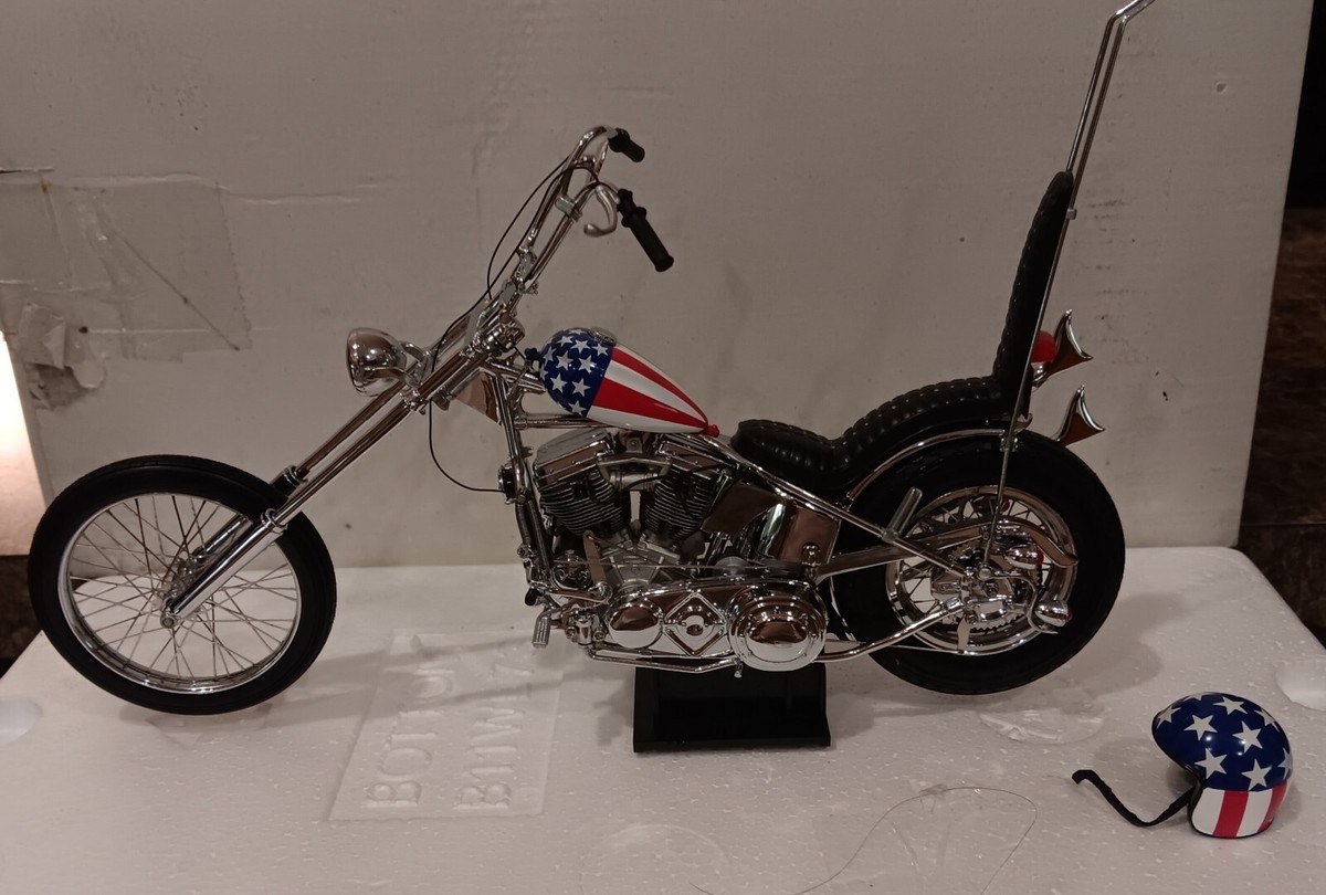 Franklin Mint Easy Rider Captain America Chopper 1/10 | eBay