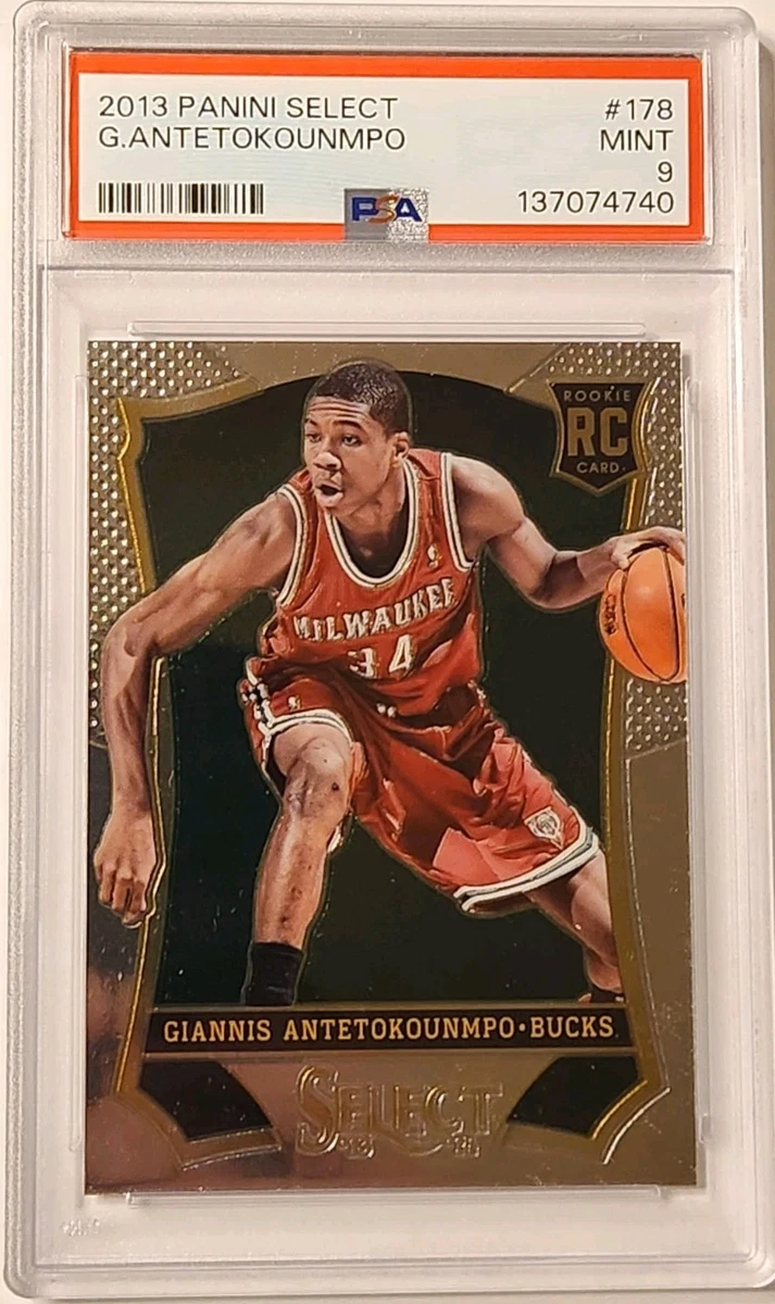 Giannis Antetokounmpo Basketball Grade 9 Rookie Sports Trading