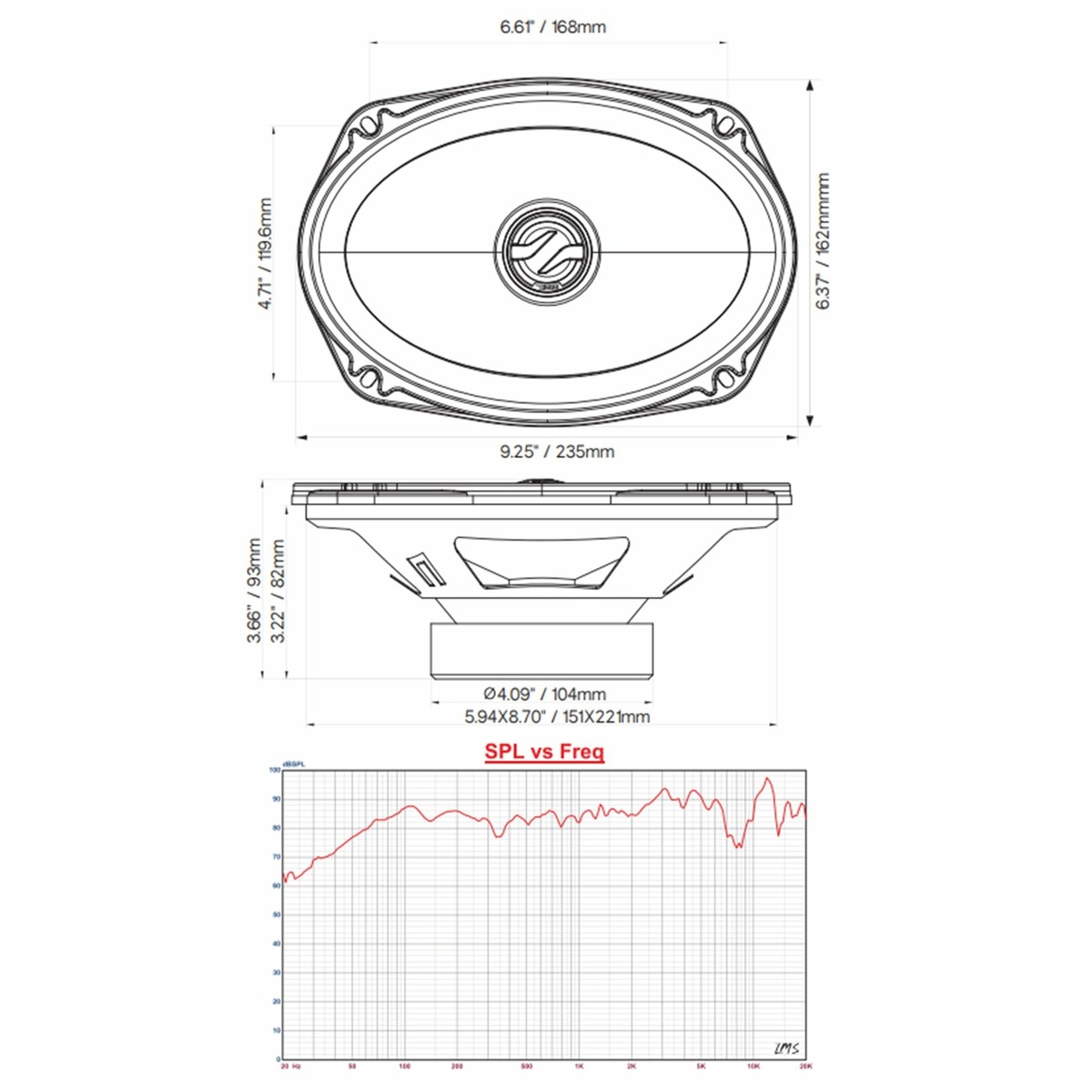 DS18 ZXI-694 ELITE 6x9