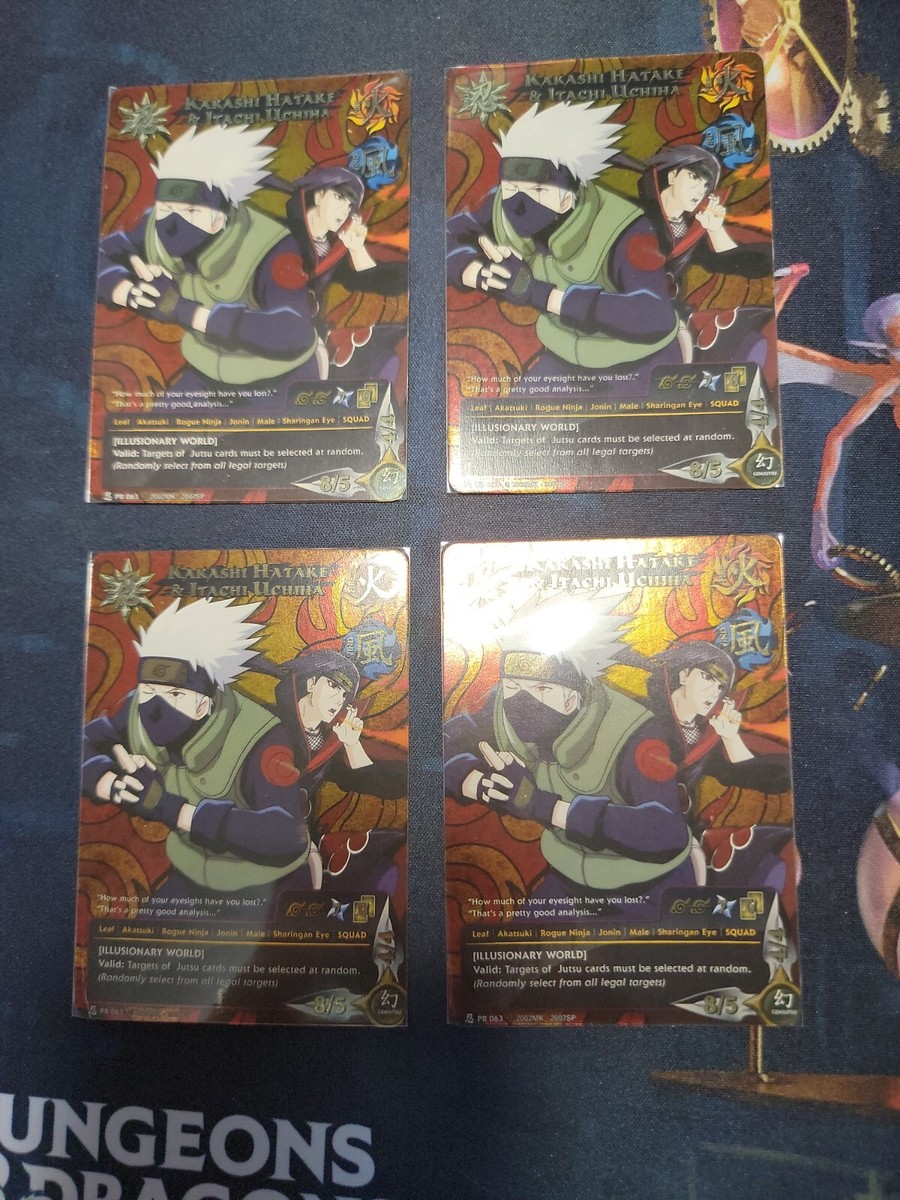 Kakashi Hatake & Itachi Uchiha [Illusionary World] Foil Promo PR