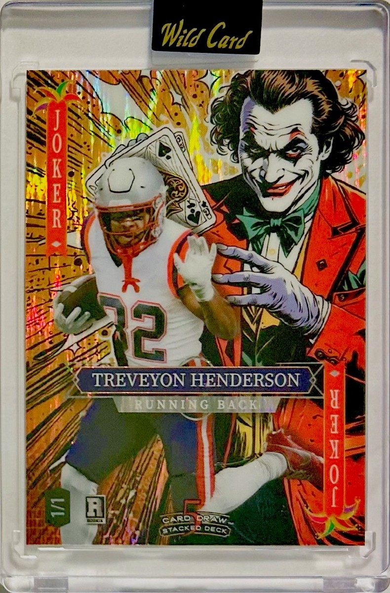 Treveyon Henderson 2025 Wild Card 5 Card Draw Exclusive Jokers