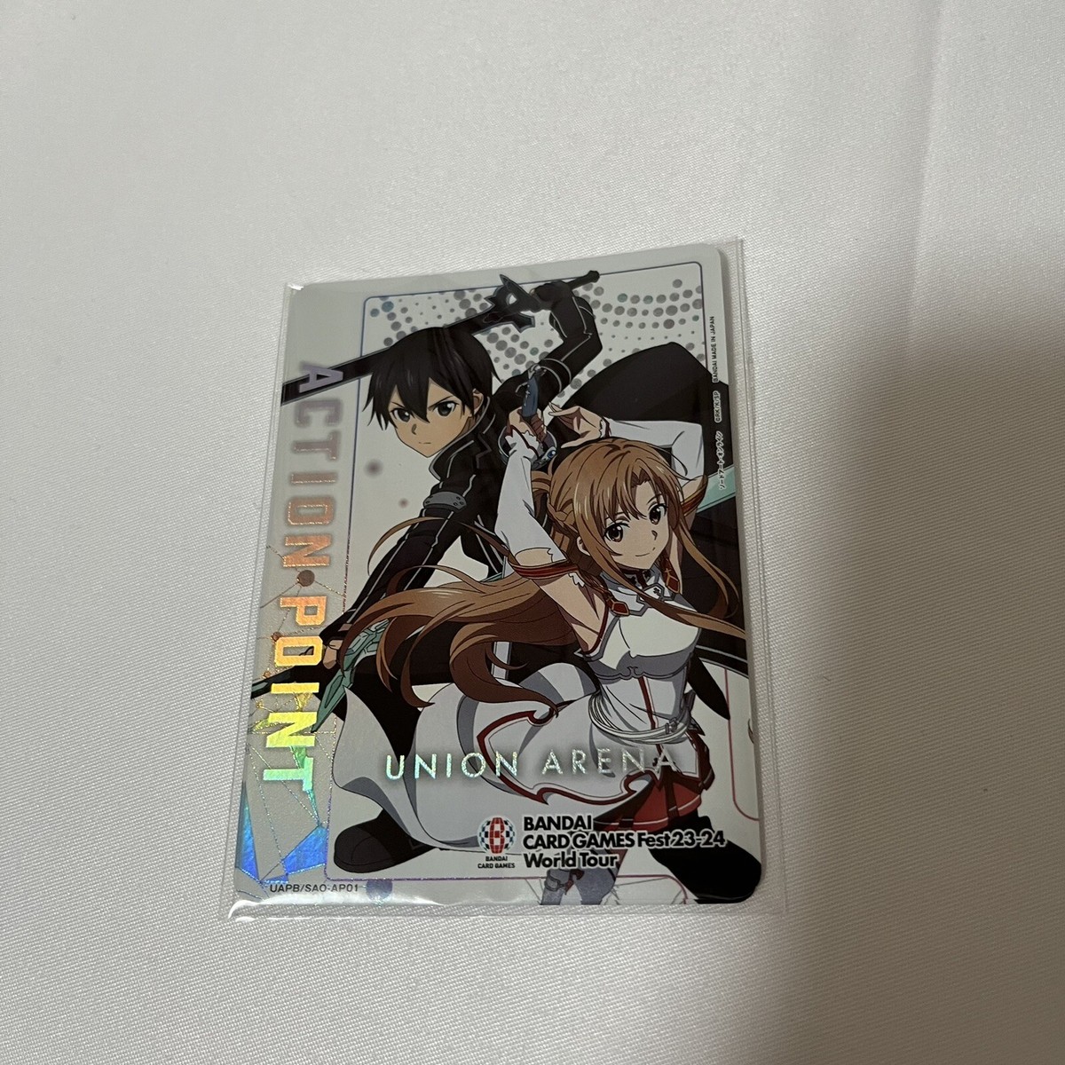 Union Arena Sword Art Online SAO Set Playmat Card & Sleeve Bandai