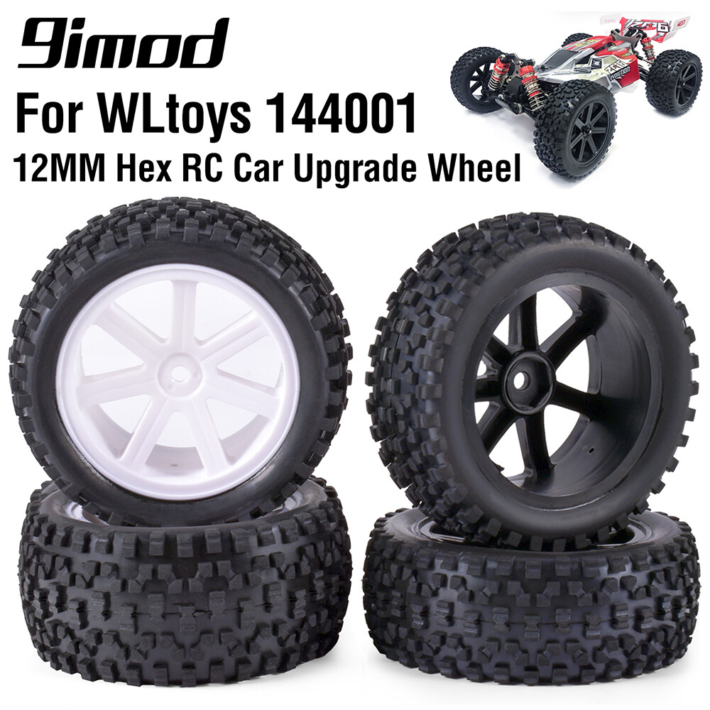 Wheels Tires 12mm Hex for WLtoys 144001 124019 124017 124016