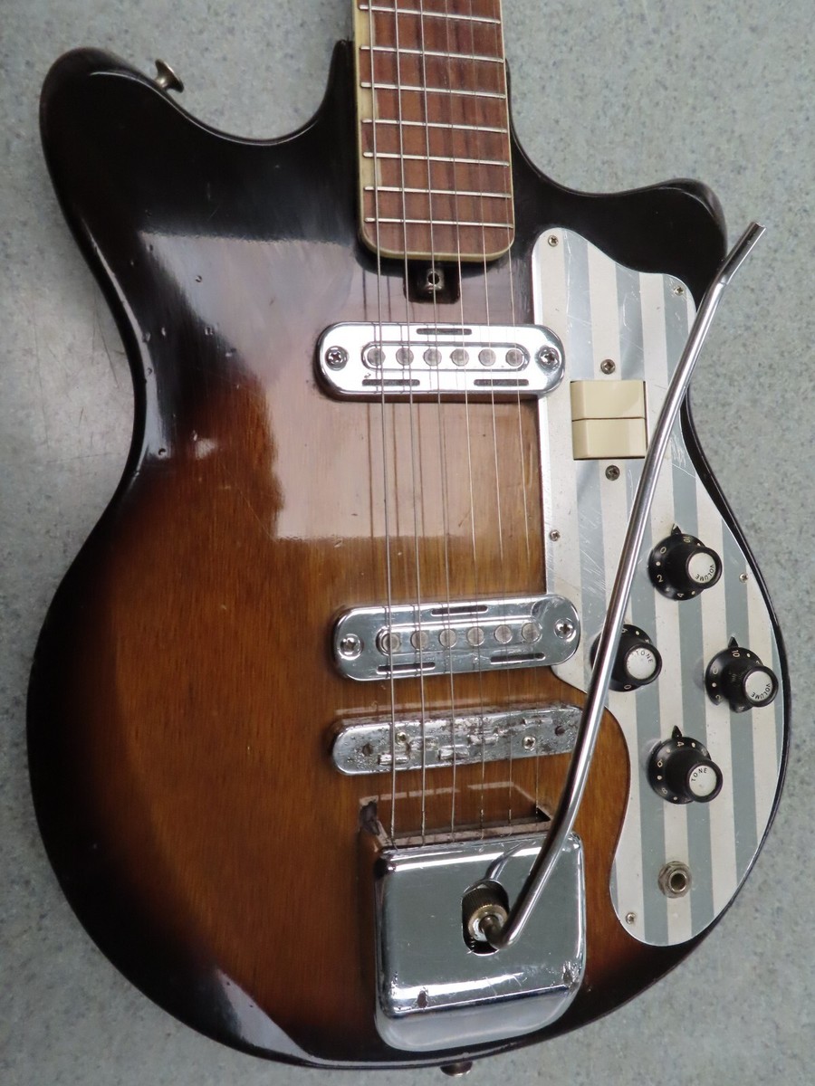 レア！箱付き！Teisco MJ-2L 60s国産ビザール フレット交換済 Teisco