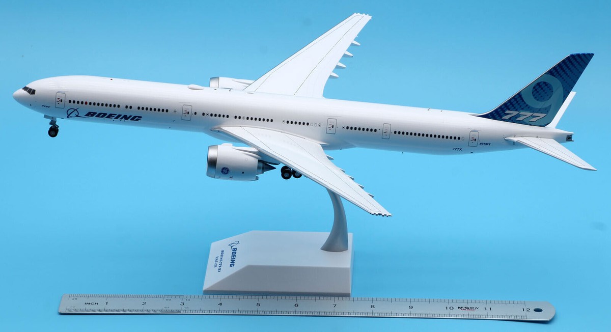 1:200 JC Wings Boeing Company White Color B777-9x Diecast Aircraft