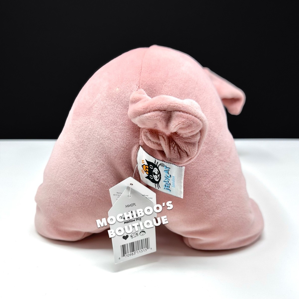 Jellycat MELLOW MALLOW PIG Large Soft Plush Toy NWT Snuggly LOVEY