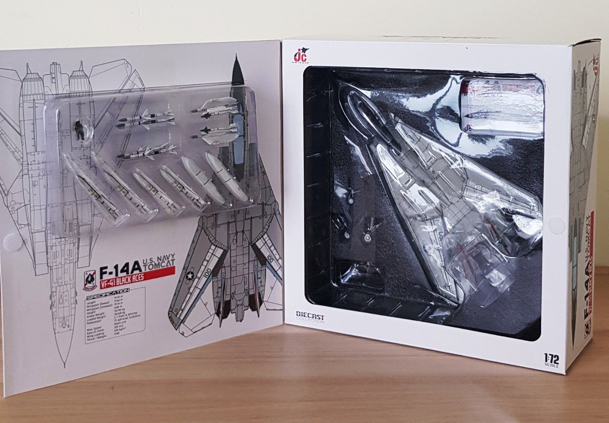 F-14A Tomcat USN VF-41 Black Aces, AJ100, USS Nimitz, JC Wings JCW