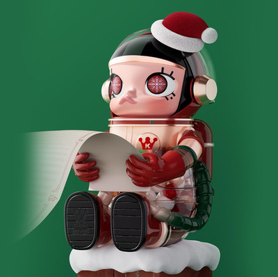 POP MART MEGA Space Molly 400% Christmas 2024 Figure Limited