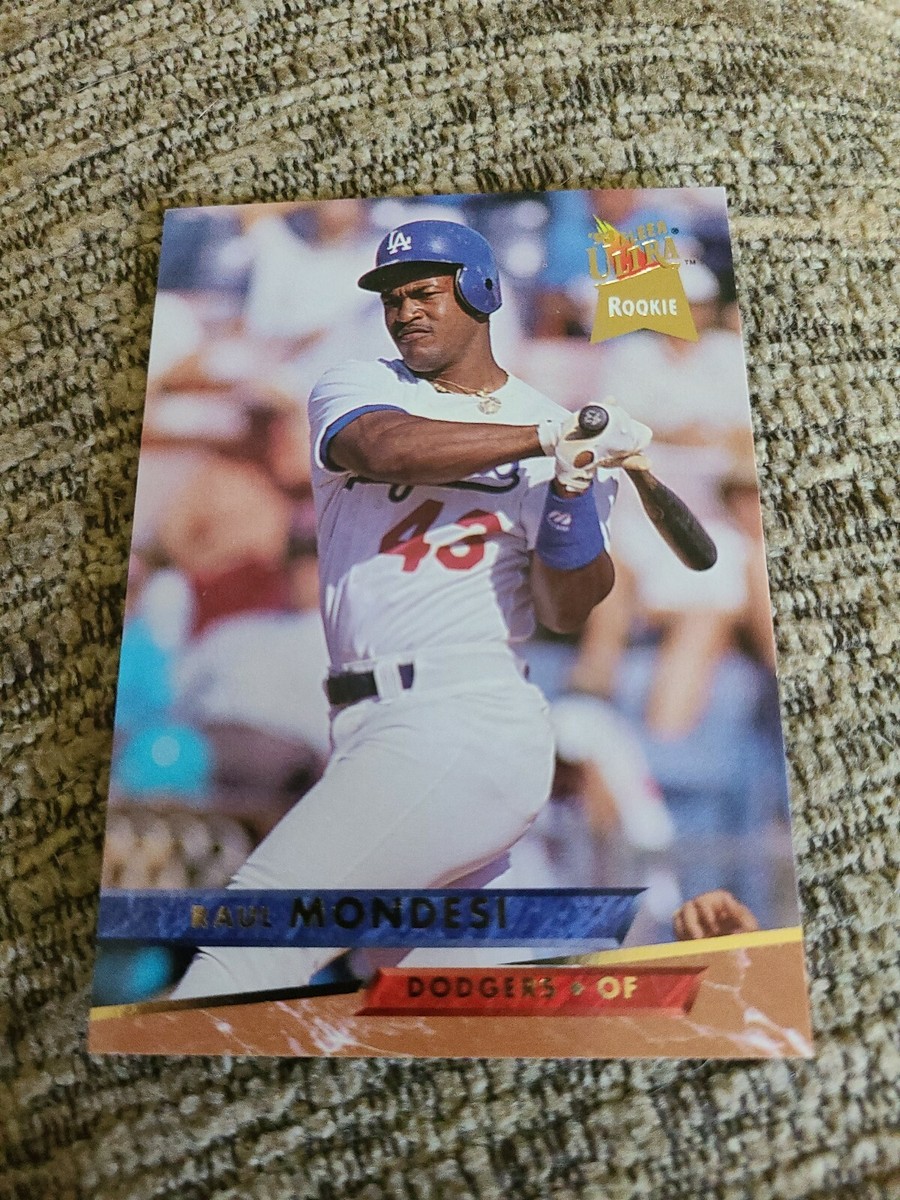 Raul Mondesi 1993 Fleer Ultra Rookie Baseball Card #402 Los