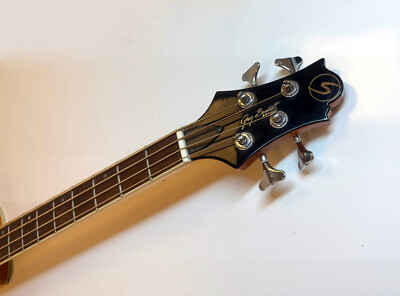 Samich Greg Bennett Electro-Acoustic 🎸Quilt Maple Bass Guitar AB