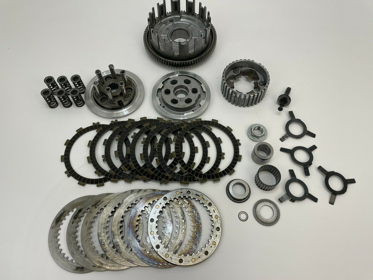 05 06 Kawasaki Ninja ZX6 ZX 6 ZX6r OEM Clutch Basket Fibers Steels