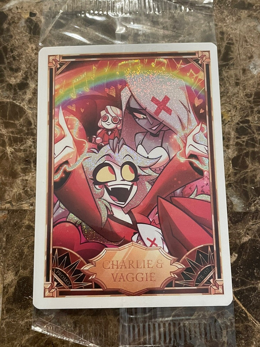 Hazbin Hotel Trading Cards Charlie & Vaggie Promo Card IN HAND