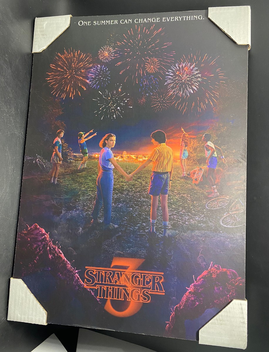 Netflix STRANGER THINGS 3 (8.5x12) Wall Hanging Poster Board (One