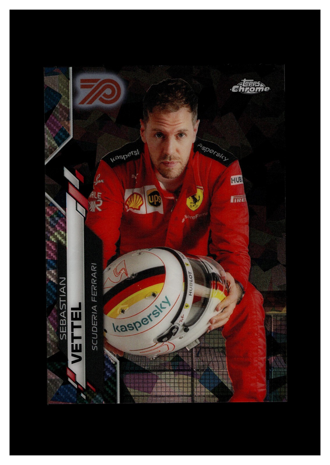 Sebastian Vettel 2020 Topps Chrome Formula 1 Sapphire Edition #3