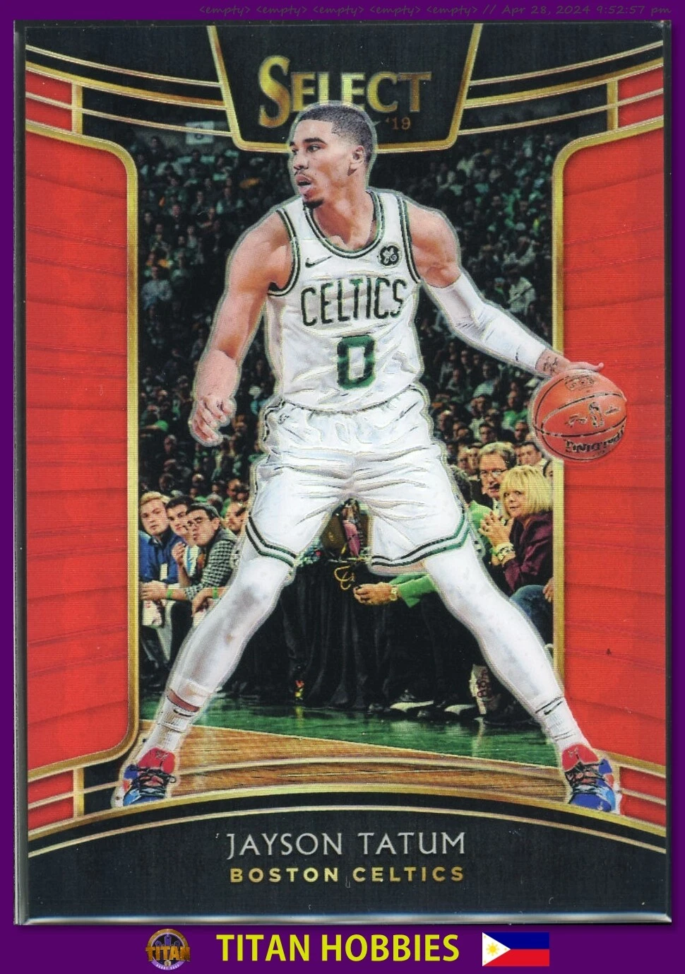 Jayson Tatum 2017 Select #93 Concourse Maroon /199 Price Guide