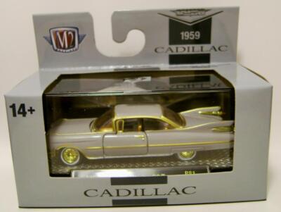 1959 '59 CADILLAC SERIES 62 GRAY CHASE CAR R81 M2 MACHINES DIECAST