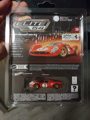 2025 Hot Wheels Elite 64 , 1967 Ferrari 330 P4 , Factory Sealed