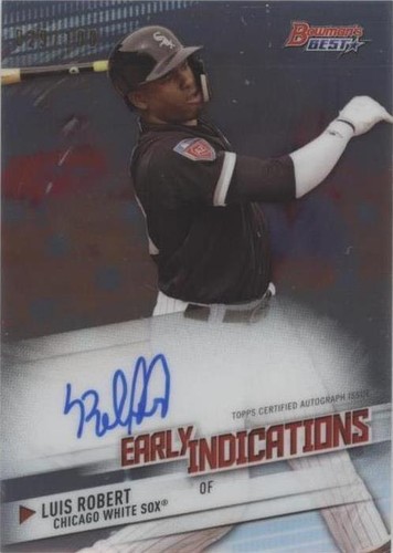 PSA 10 LUIS ROBERT 1st 2018 Bowman Chrome Prospects White Sox