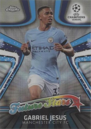 2022-23 Gabriel Jesus 1/1 auto Gold Topps UCL Arsenal | eBay