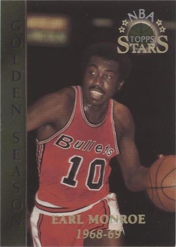 EARL MONROE 1996 Topps NBA Stars Basketball GS # 81 Baltimore