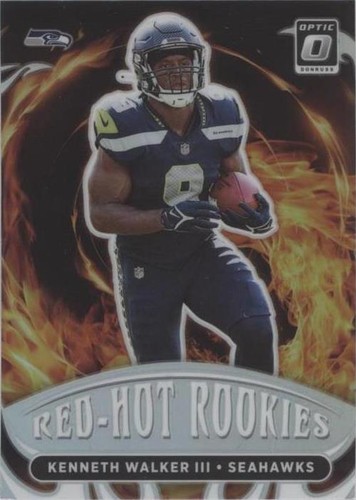 2024 Panini Prizm Red White Blue # Kenneth Walker III- Seattle