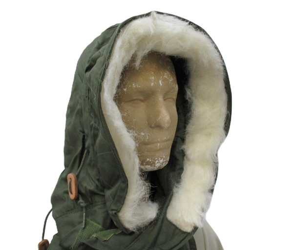 US Military Extreme Cold Weather Hood Synthetic Fur Ruff M-65 M-51