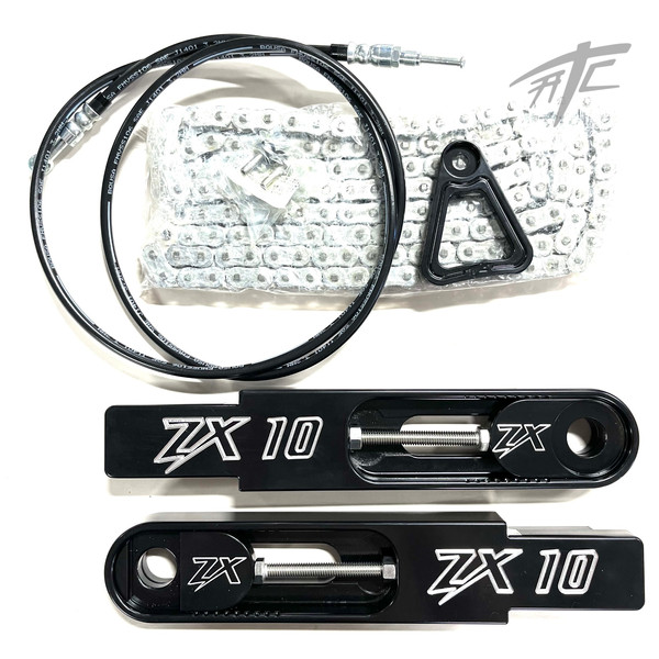 ZX10 BLACK CONTRAST SWINGARM EXTENSION KIT 3-9