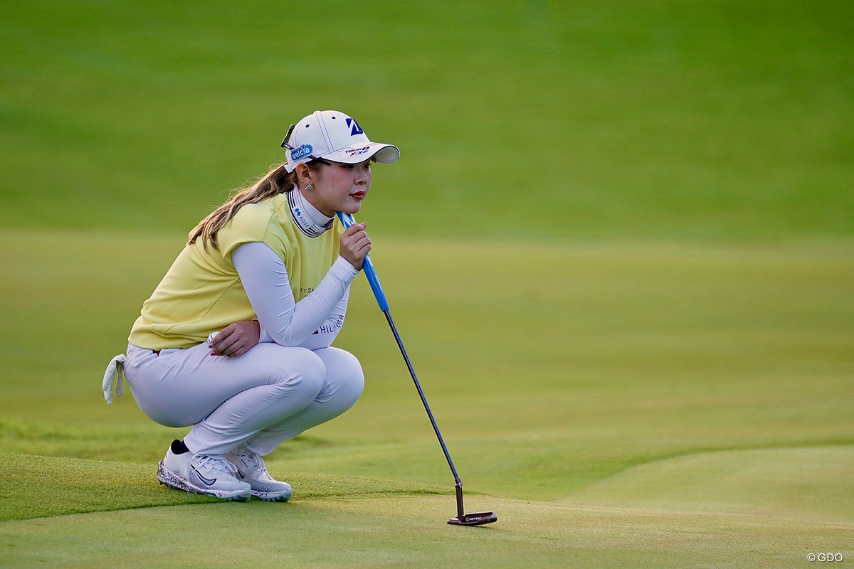 速報】吉田優利は2日目「67」 2連続バーディ締め暫定首位でホール