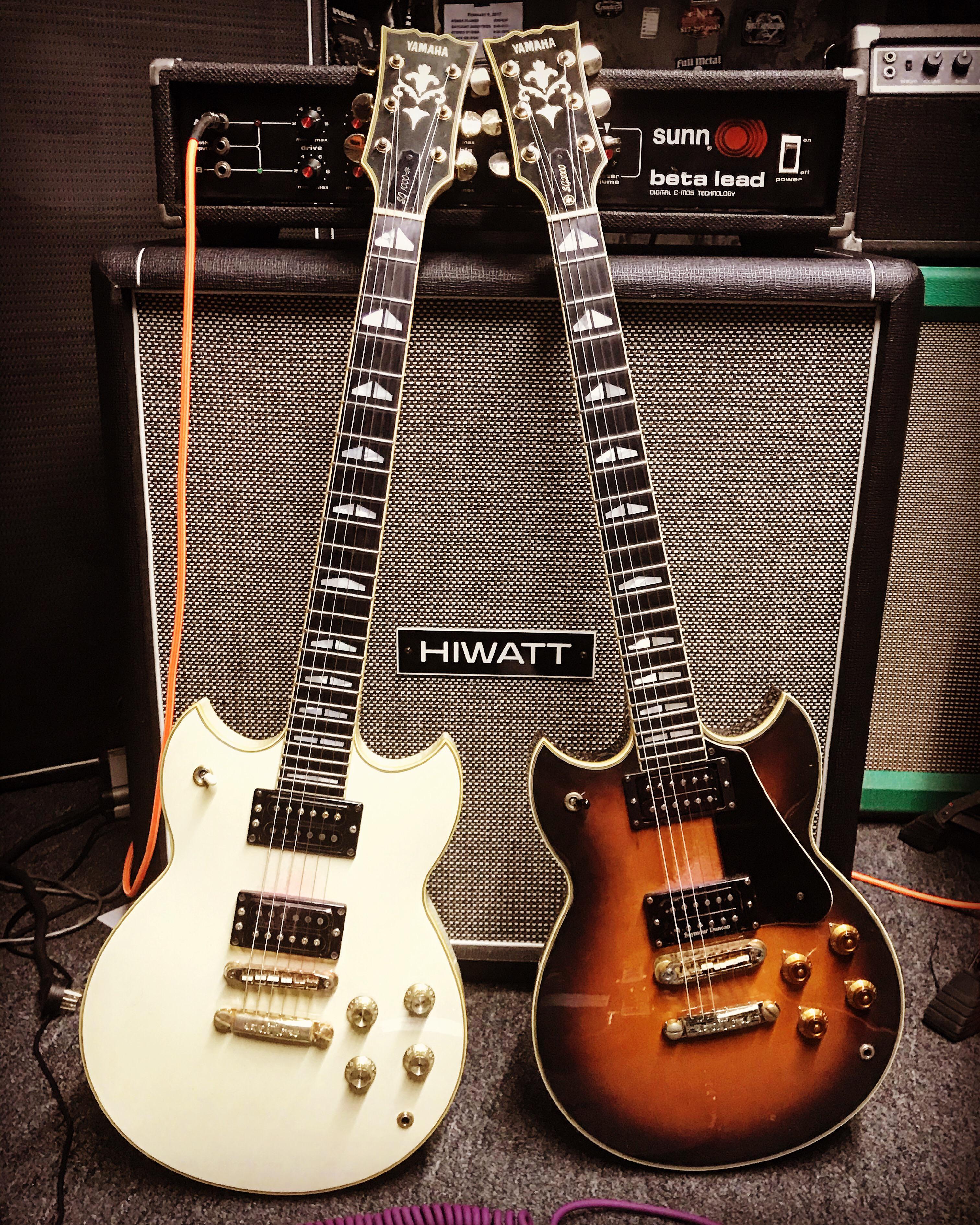 1983年製ヤマハSG1000-24、1978年製ヤマハSG2000、Sunn Beta Lead