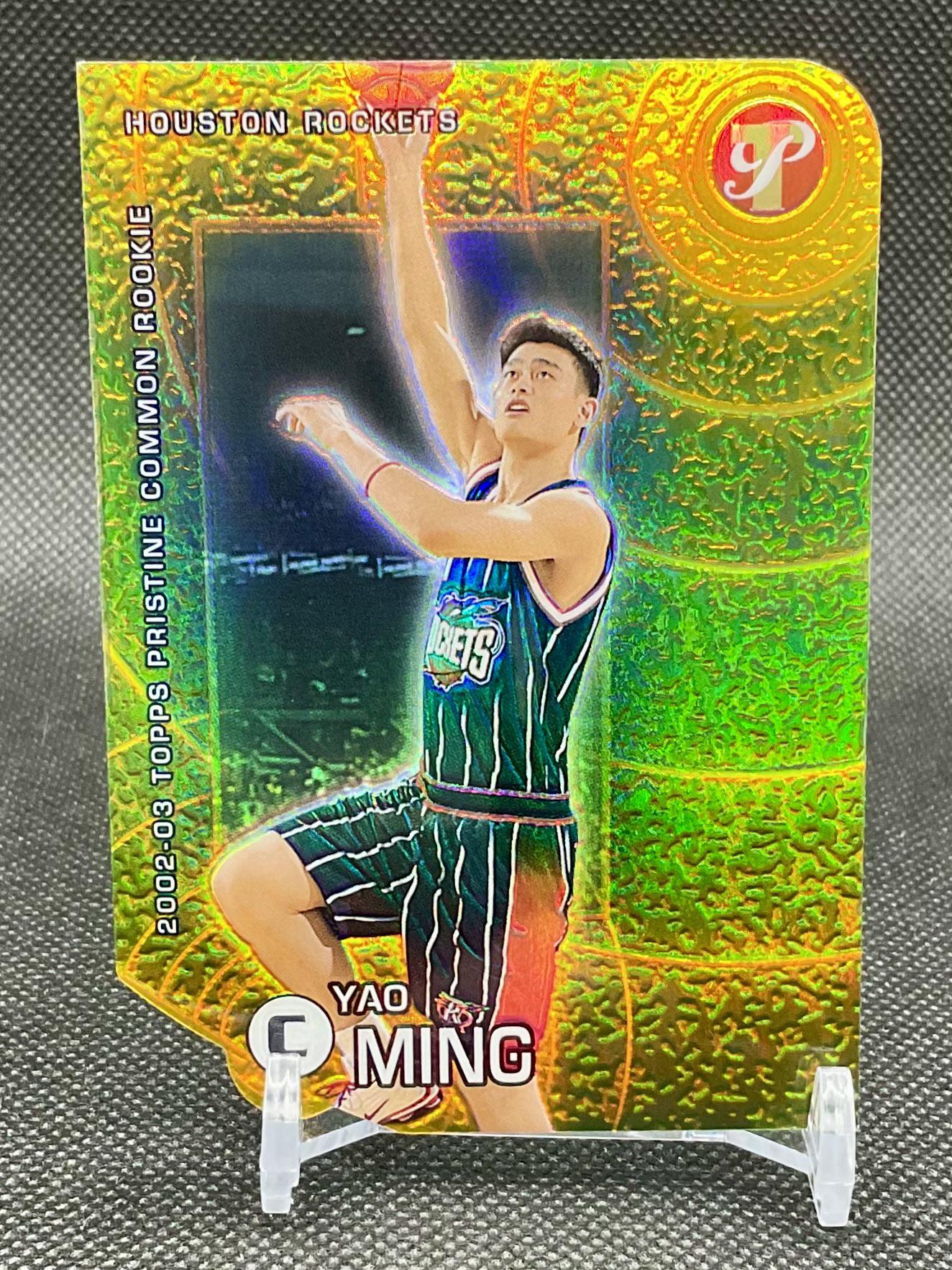 2002-03 Topps Pristine Yao Ming RC Gold Refractor /99. Another