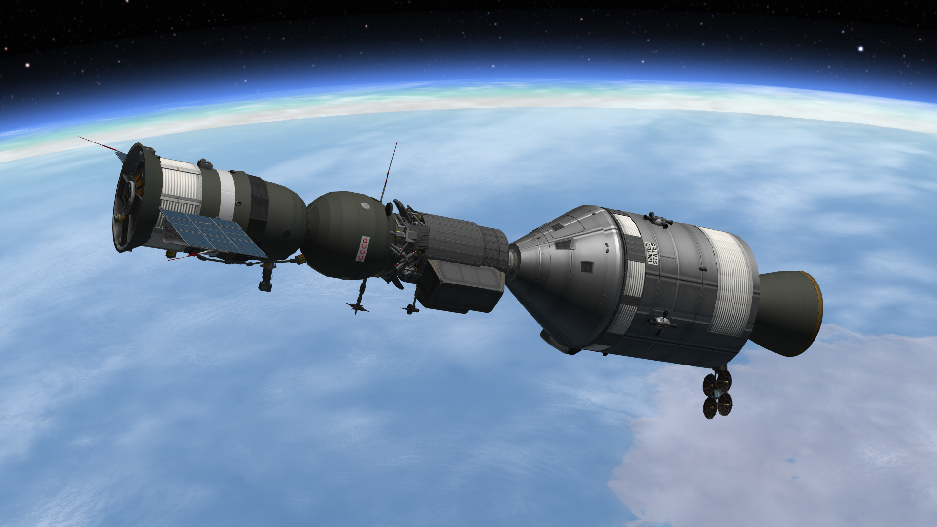 アポロ・ソユーズテスト計画 1975 [ストック] : r/KerbalSpaceProgram