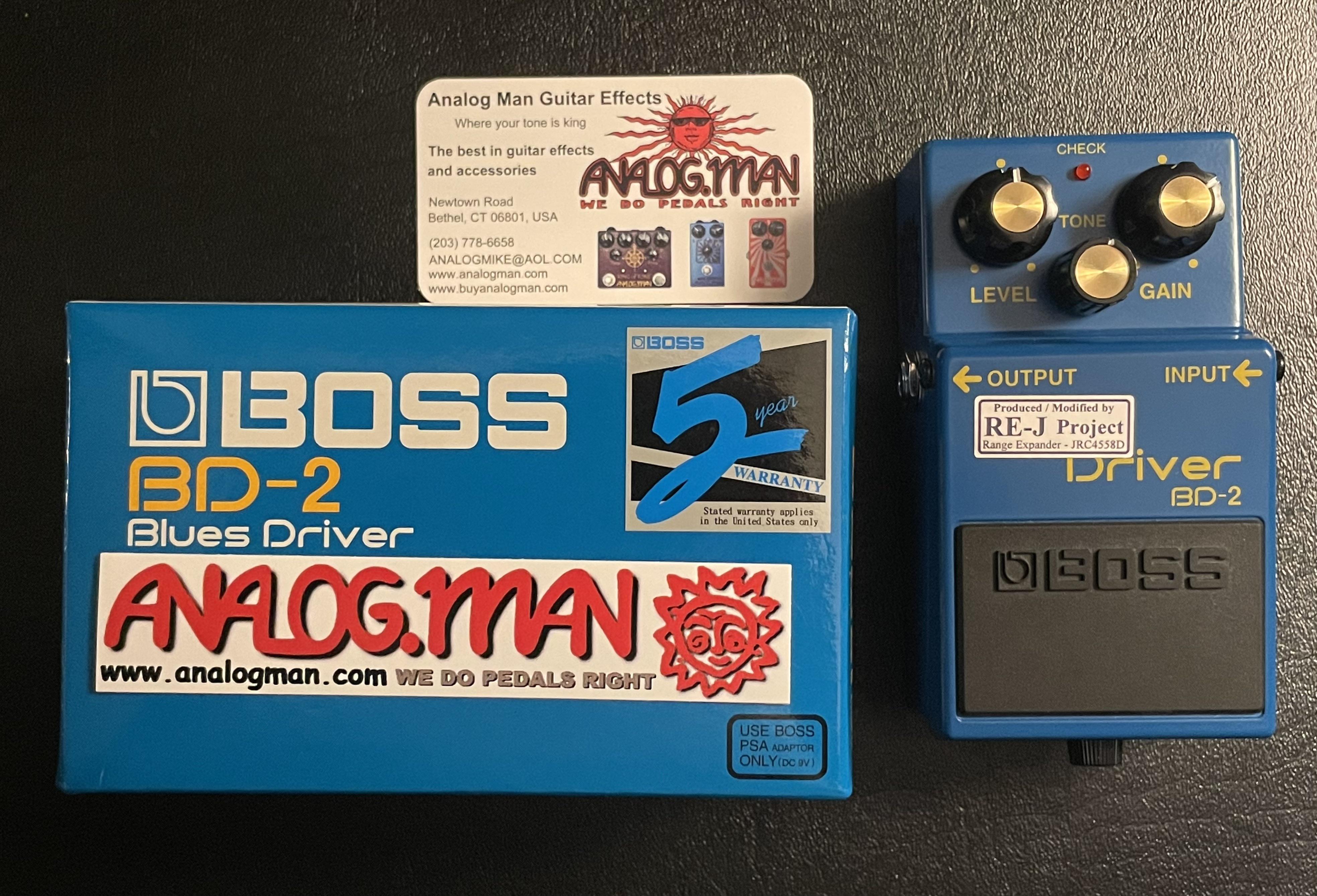 新しいペダル！ボスBD-2 SUPER Analogmanによる改造 : r/guitarpedals