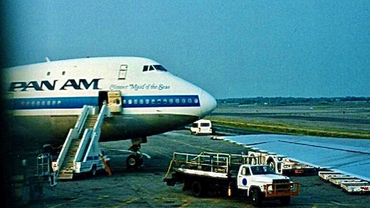 1984年8月、ローマで撮影された、パンアメリカン航空ボーイング747