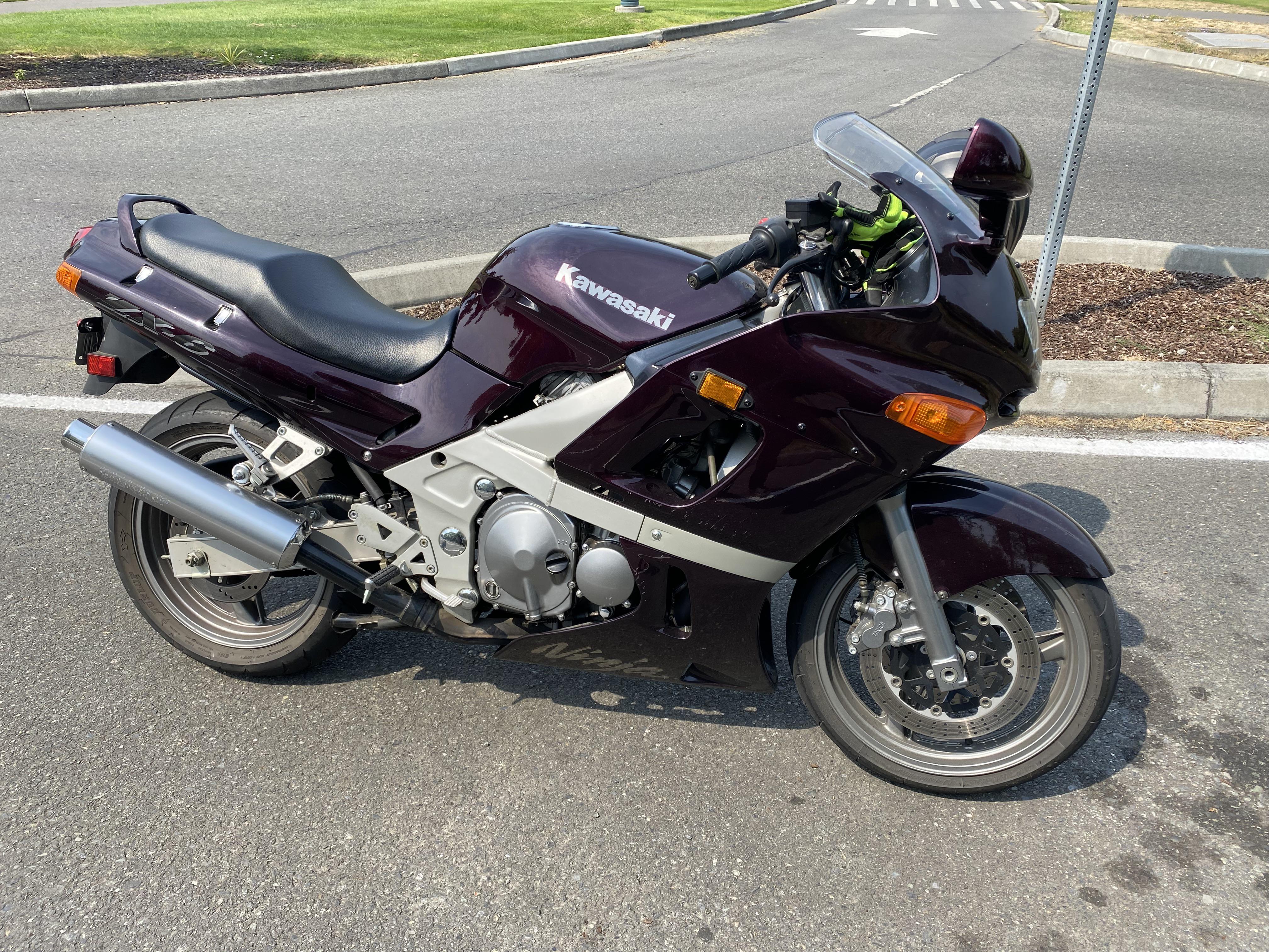 Just joined, my bone stock 98 zzr600/Zx-6e : r/Kawasaki