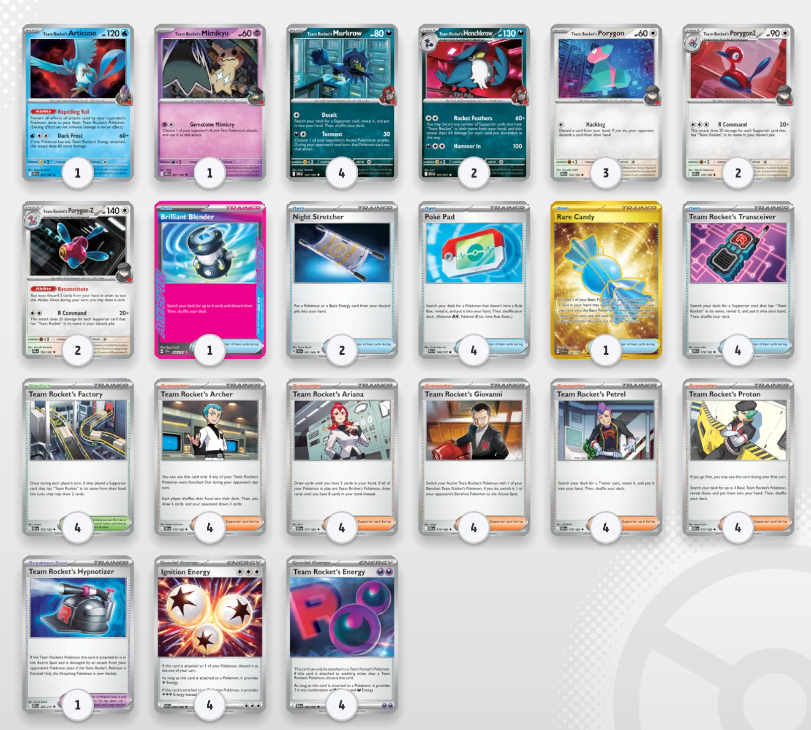 ロケット団のドンカラス/ポリゴンZデッキのレビュー : r/PTCGL