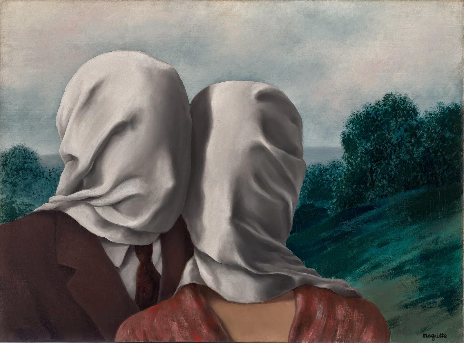 ルネ・マグリット - 恋人たち I (1928) : r/museum