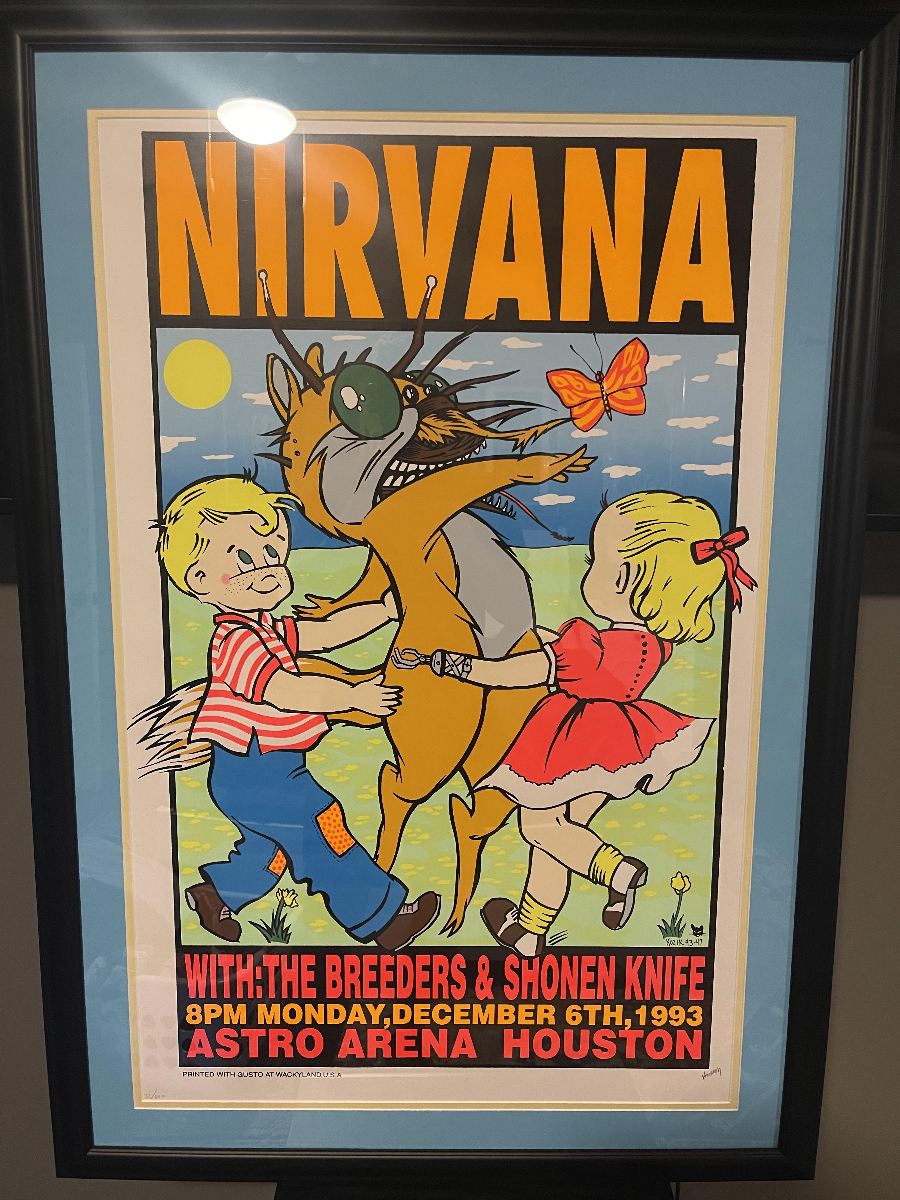 Kozik 93 Framed - Better late than never I suppose : r/Nirvana