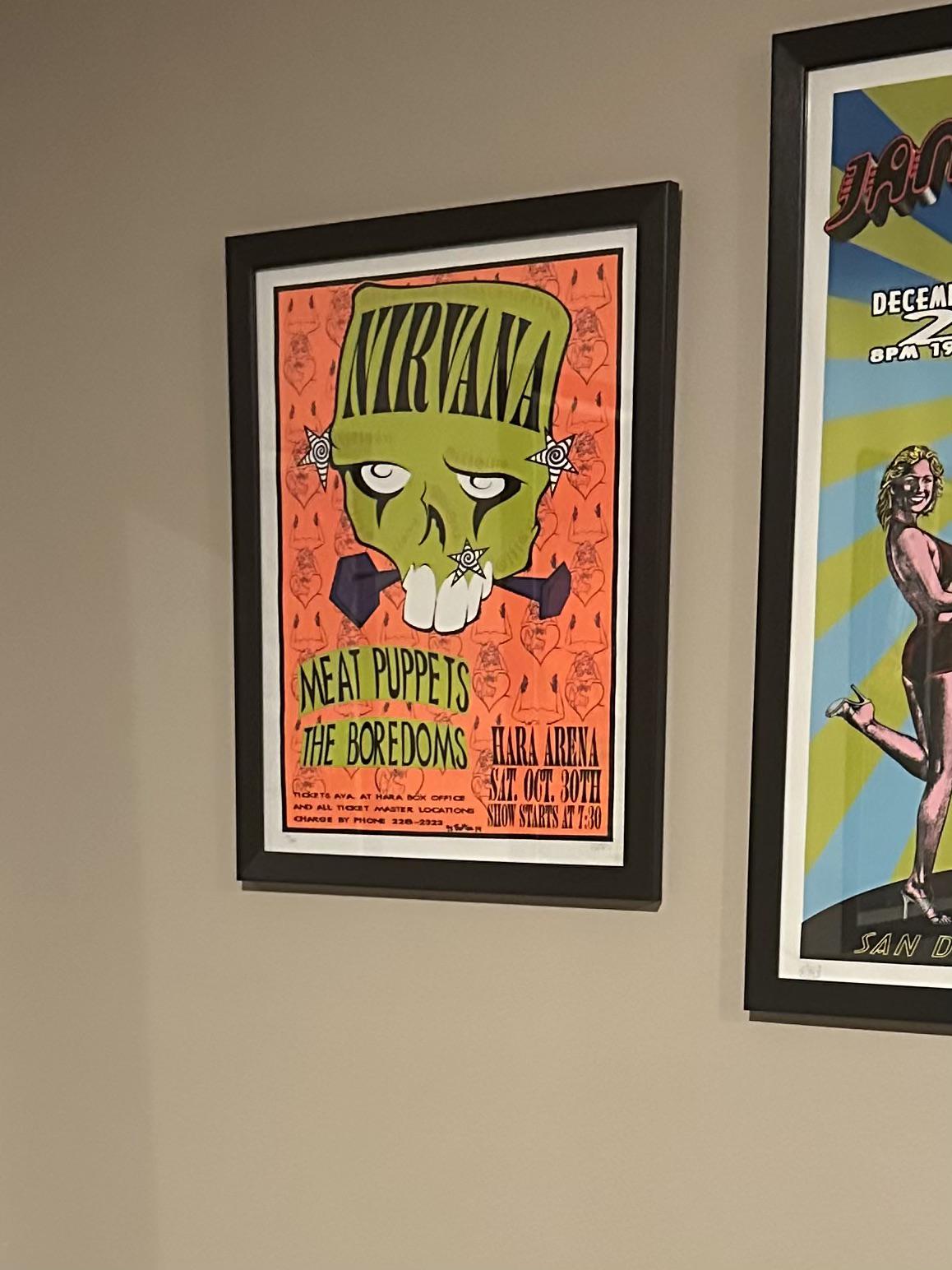 I bought an original 1993 Nirvana NYE show flyer. Will get it