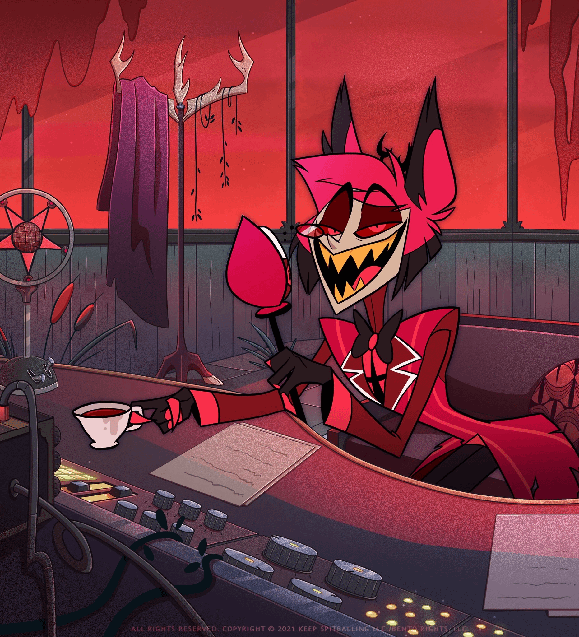 パイロット版アラスター vs 公式アラスター : r/HazbinHotel