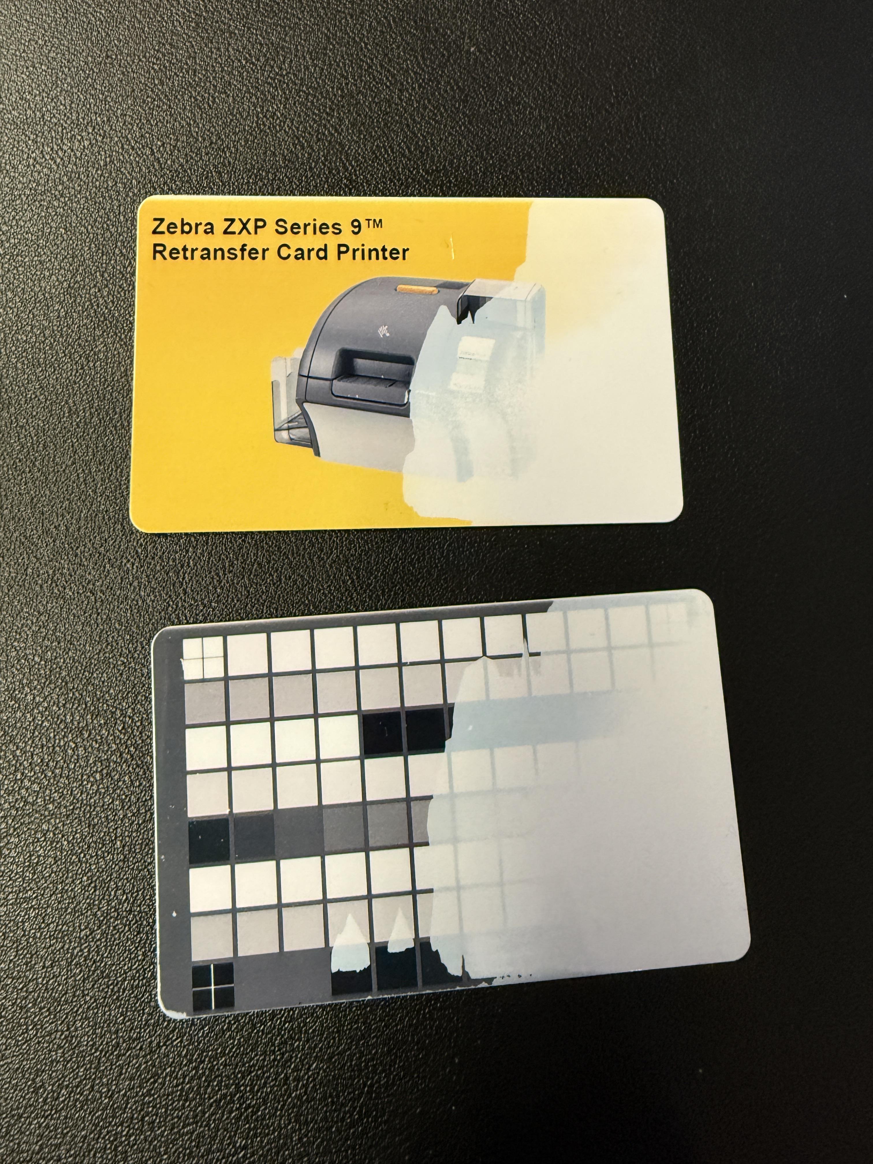 ZXP 9 Printing Half : r/ZebraPrinters