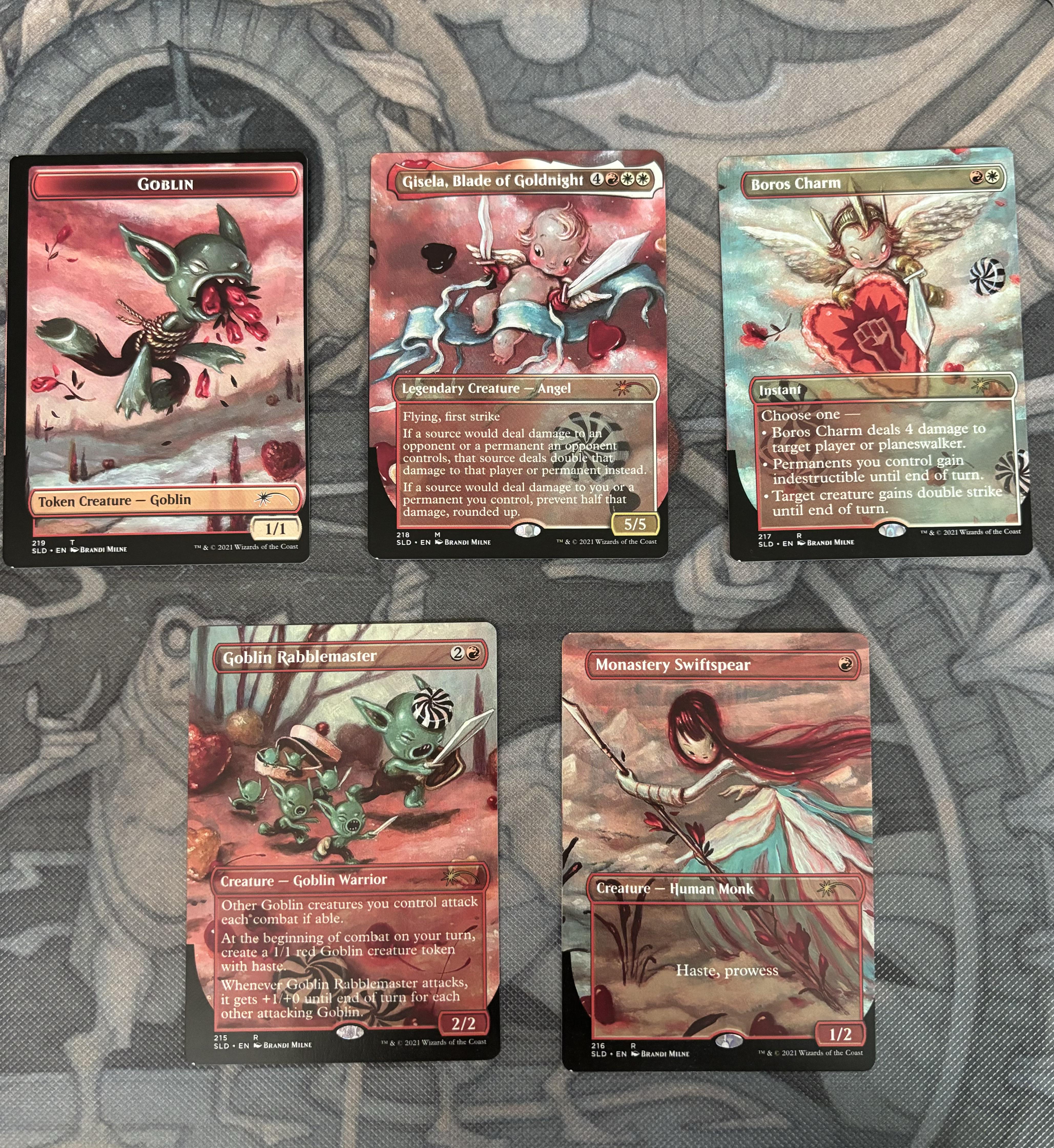 Bought the Valentine's Day 2021 secret lair, they're all