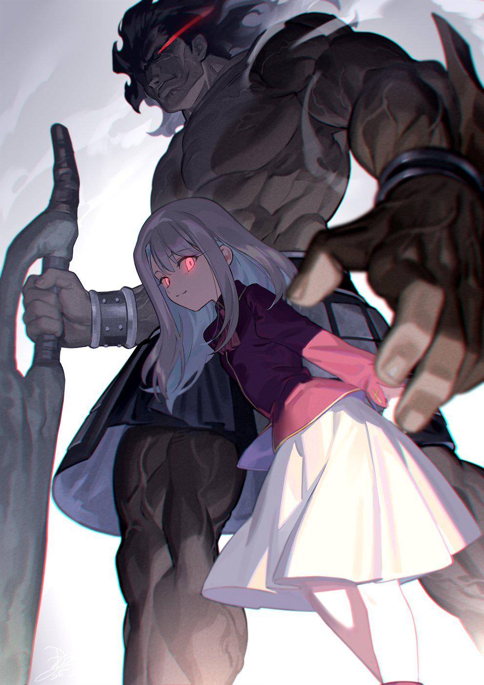 イリヤスフィールとヘラクレス : r/fatestaynight