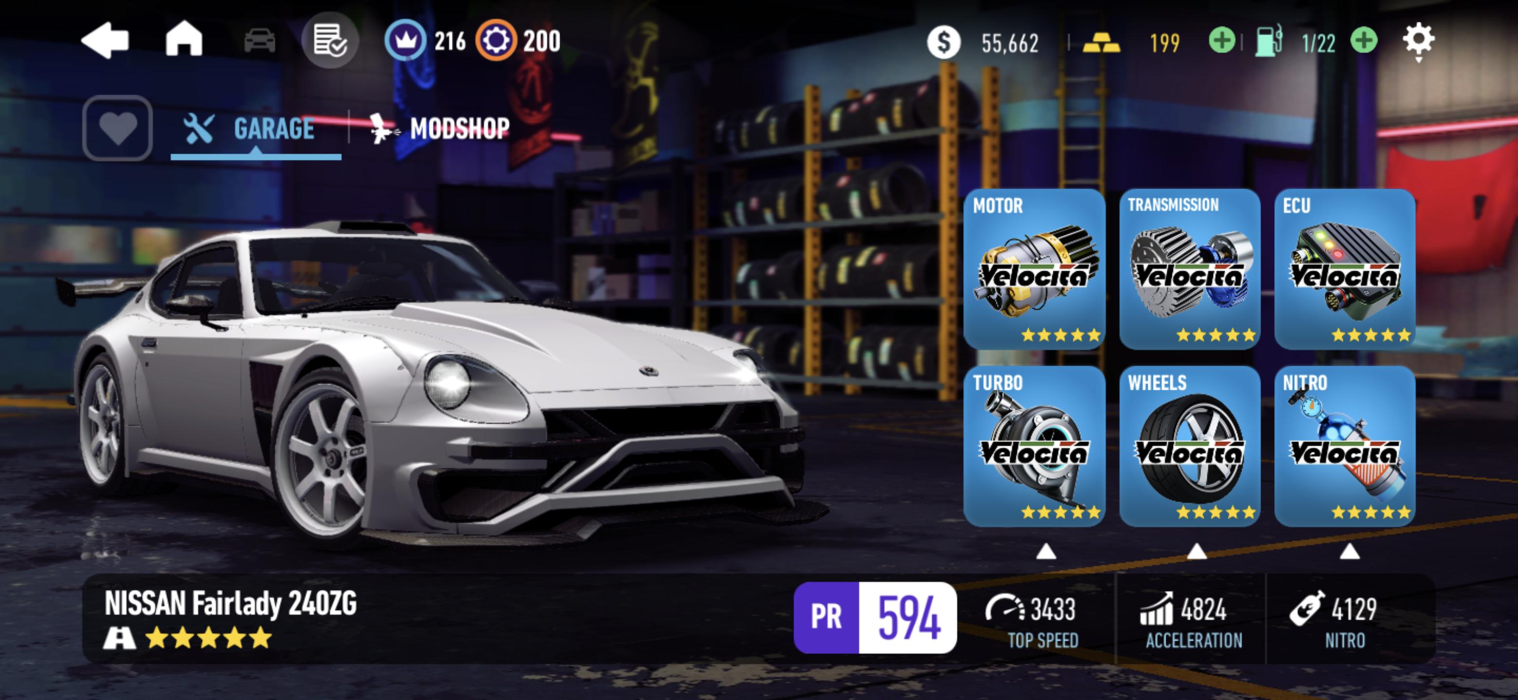 Finally installed parts in my maxed Fairlady 240zg : r/nfsnolimits