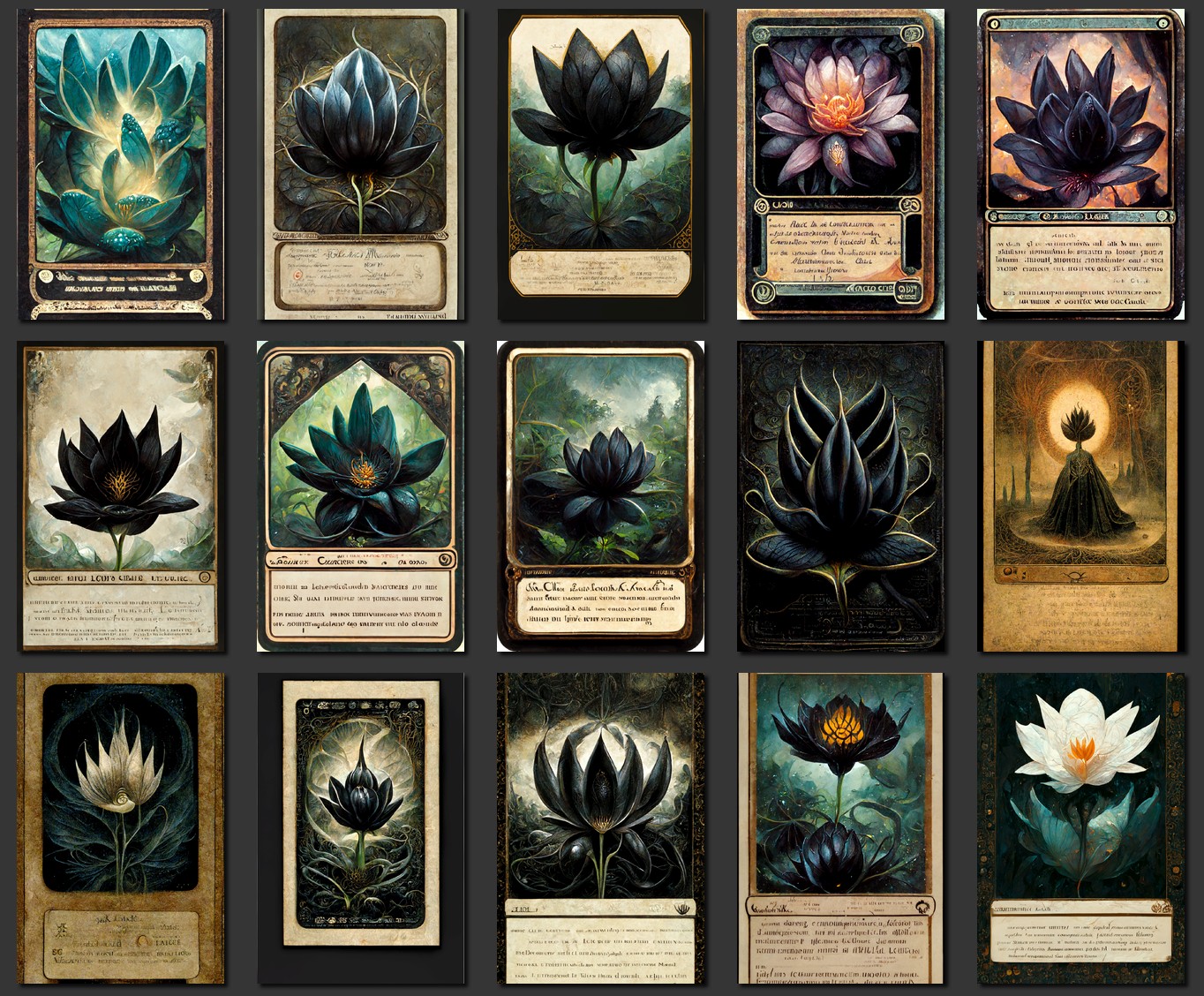 AIが生成したブラックロータスアート : r/mtg