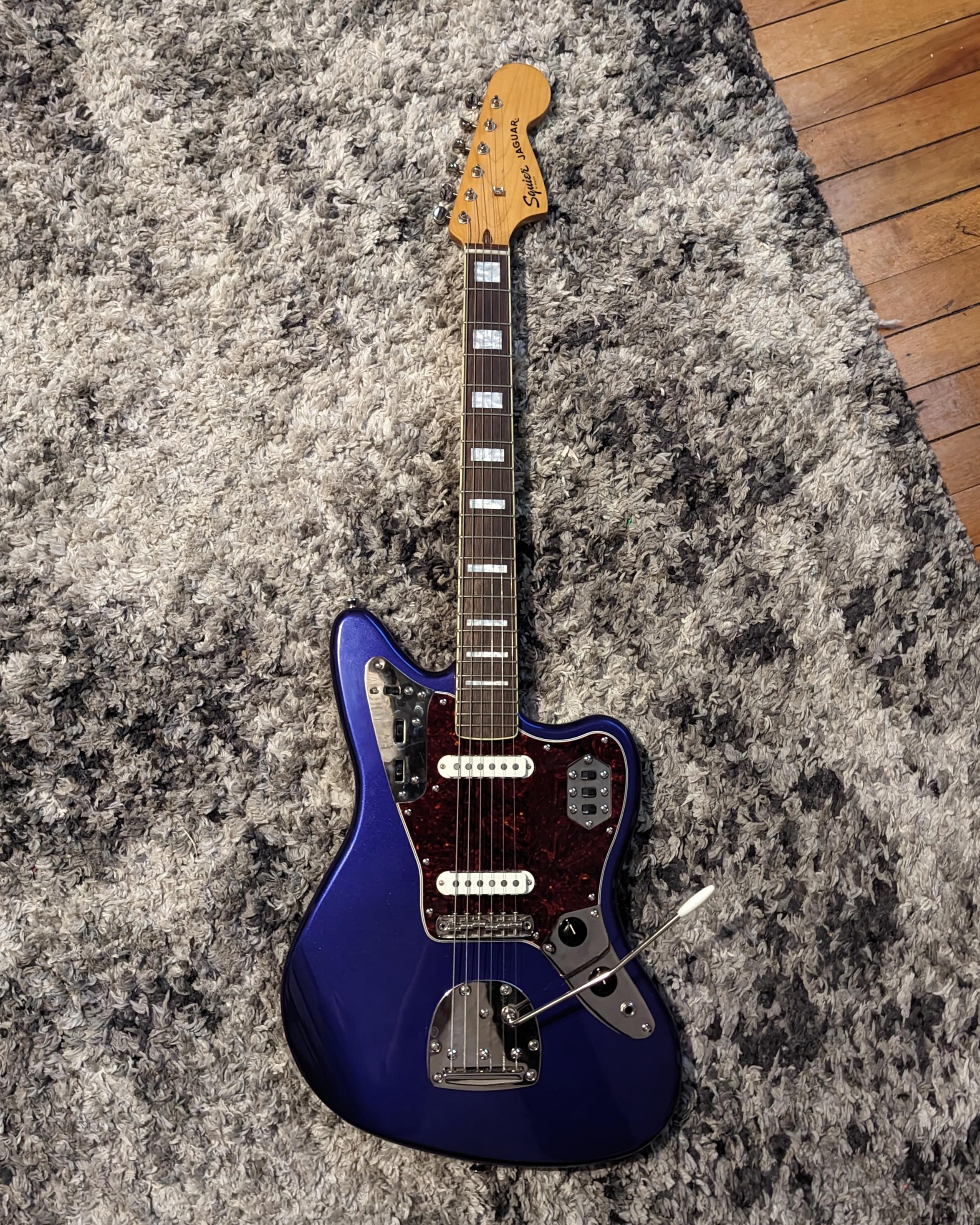 NGD: FSR Metallic Purple Squier Classic Vibe '70s Jaguar! (on a