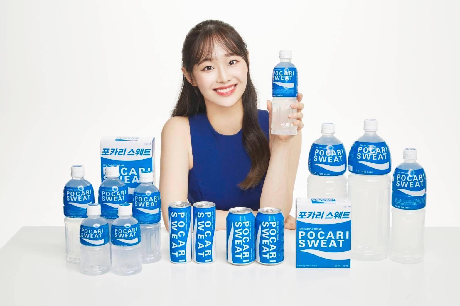 210330 Chuu on Pocari Sweat Facebook page photo : r/LOONA