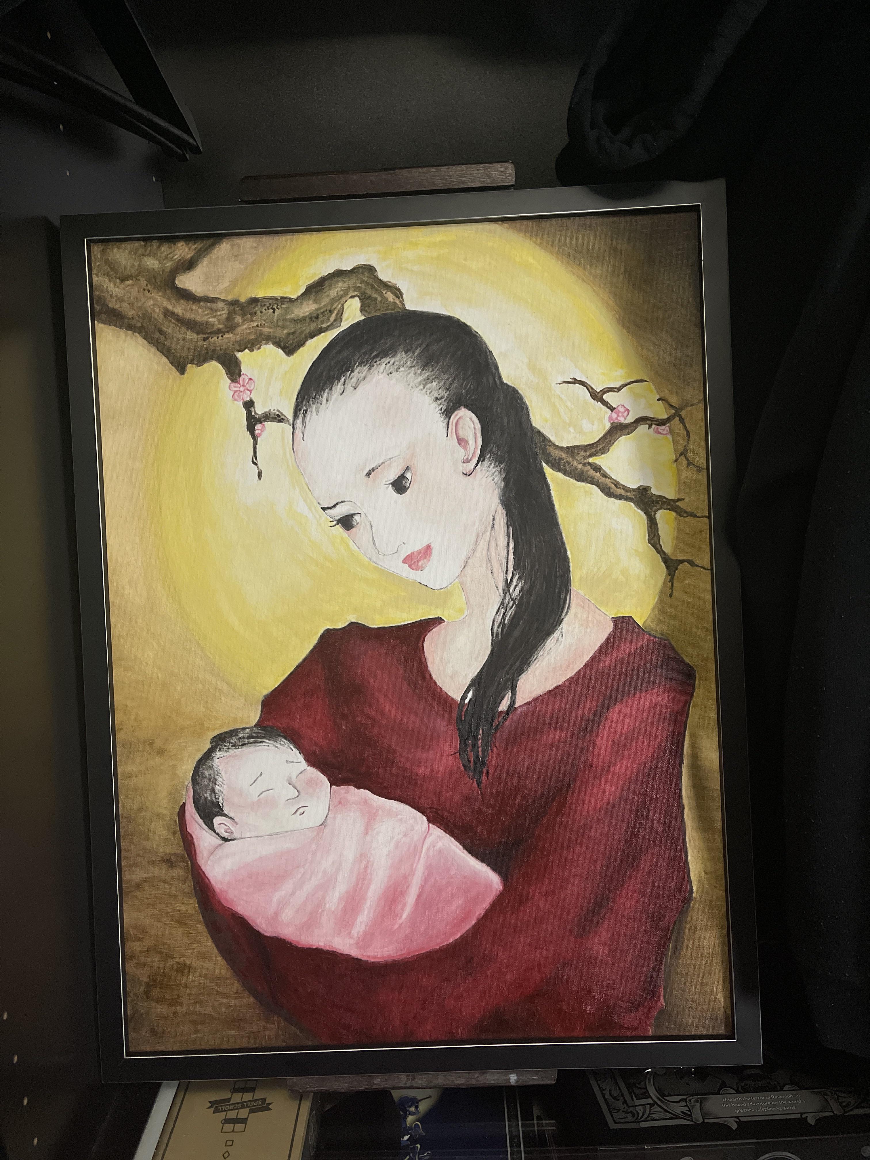 Made this for a class project (kinda messed up the eye though