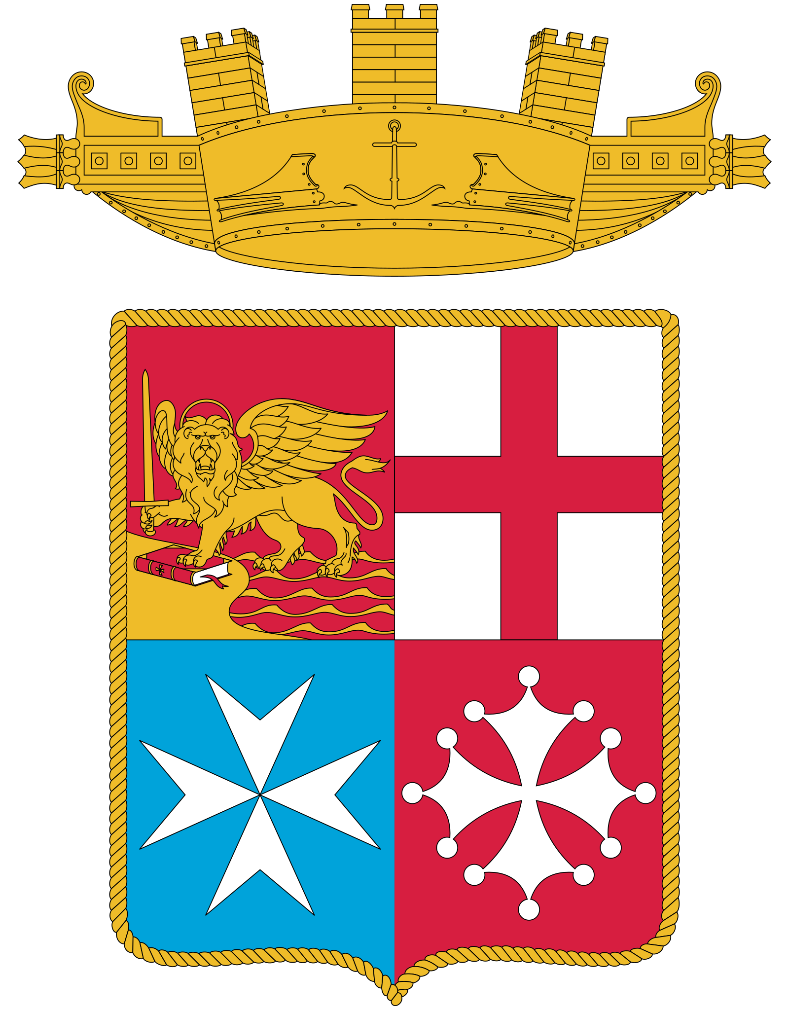 イタリア海軍の紋章 : r/heraldry