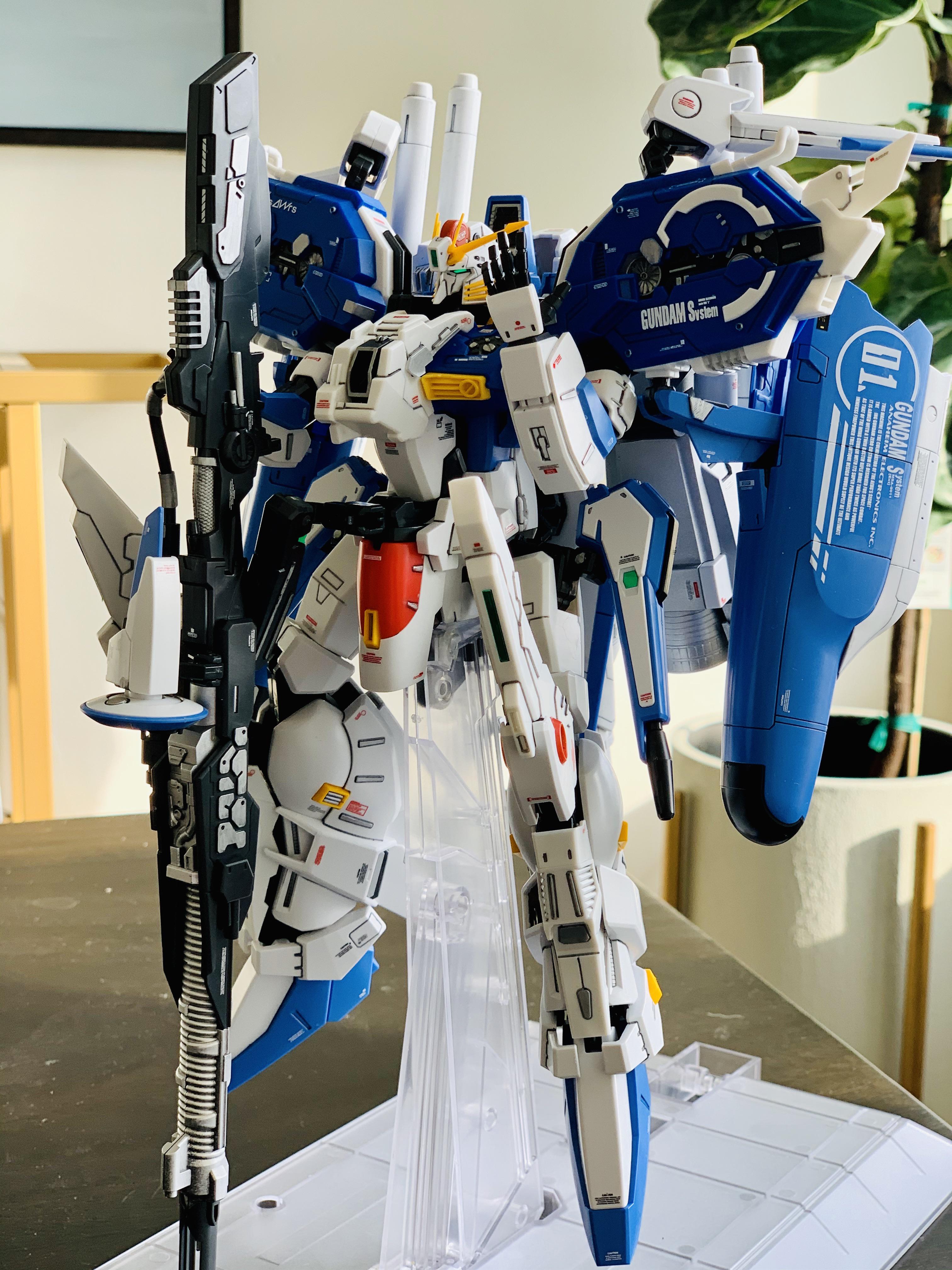 Finally finished this beast! MG Ex-S : r/Gunpla